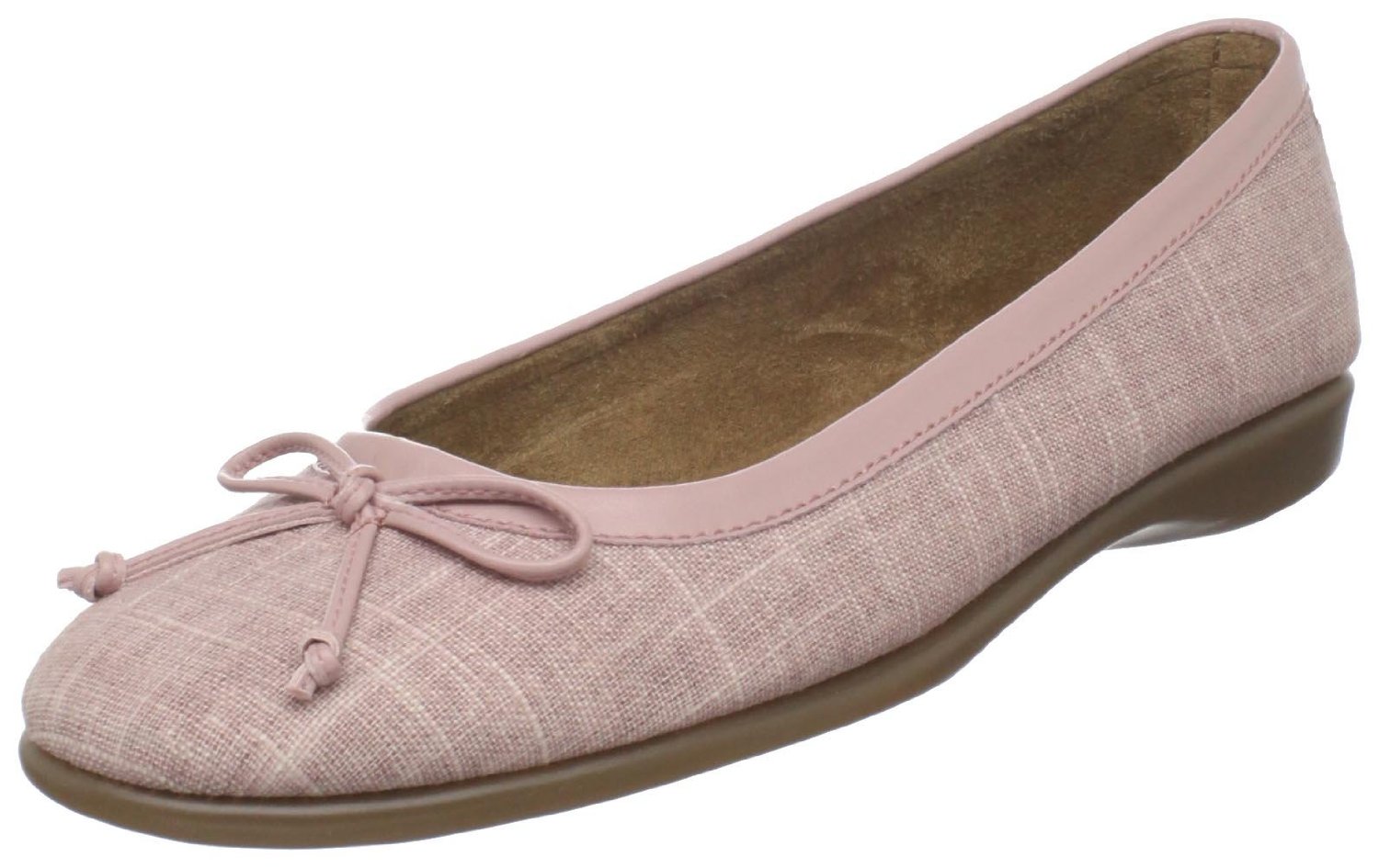 pink canvas flats