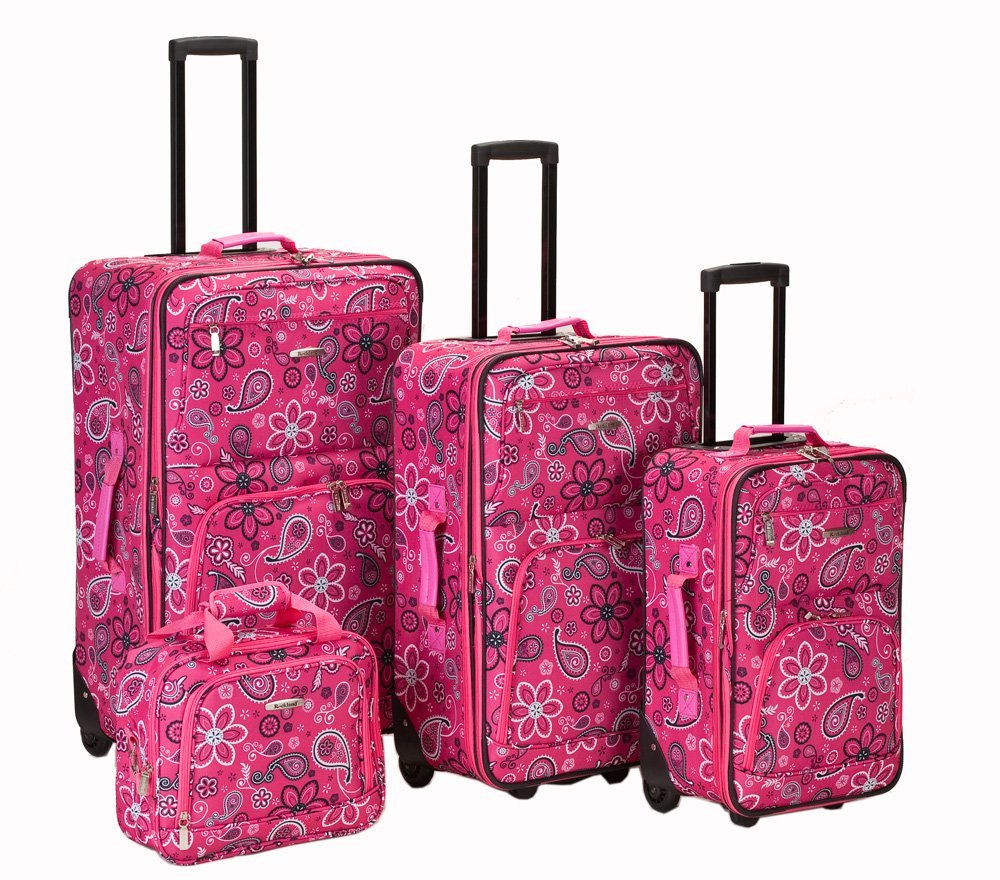 Floral luggage Oh So Girly!