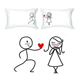 Lovers pillowcases