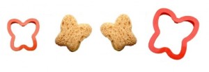 Butterfly shaped sandwiches - cute sandwich cutteres