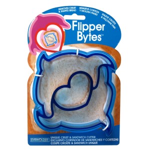 Dolphin and Heart shaped sandwich cutter