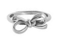 silver bow ring