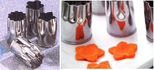 cute fruit and vegetable cutters