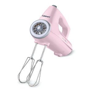 Pink kitchen appliances: Retro pink hand mixer