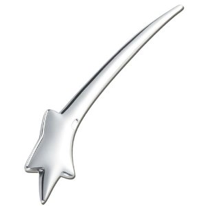Girly desk accessories: Silver star letter opener