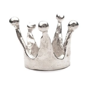Silver Princess Crown Ring Holder