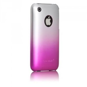 gradient funky fade pink iphone case
