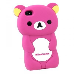 Rilakkuma by San-X Japanese Teddy Bear character Hot Pink iphone
