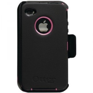 girls black and hot pink iphone case 
