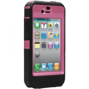 Universal Defender Black and Hot Pink iphone case