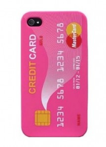 Credit Card Pink iphone