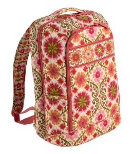 Folksy Red Floral backpack by Vera Bradley