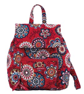 Red Bella Taylor Floral Backpack