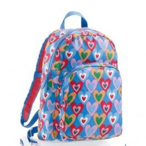 Blue and Bright Colorful Hearts Backpack by Agatha Ruiz de la Prada