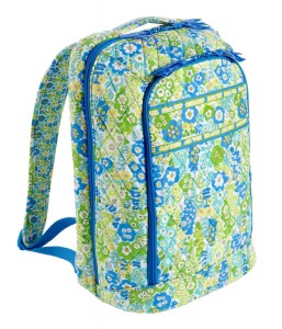 Green & Blue Floral Backpack by Vera Bradley