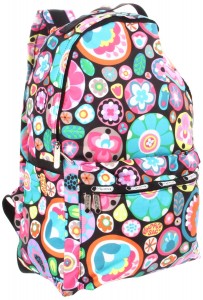 Bright and Colorful Floral Backpack by Lesportsac