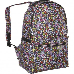 Tiny Flower Pattern Cute backpack for women by Lesportsac