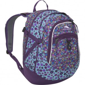 Purple Floral backpack from the High Sierra Fat Boy series
