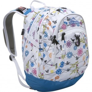 White Floral Backpack from the High Sierra Fat Boy series