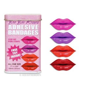 Hot lips bandaids - sexy lipstick lips bandages