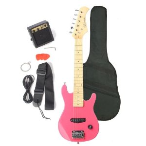 Barcelona kids series pink electric guitar for girly girls