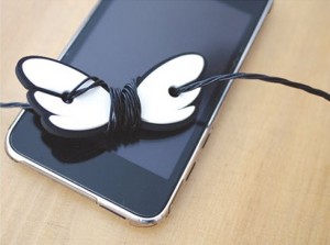 Cute Angel Wing Earphone Cord Manager