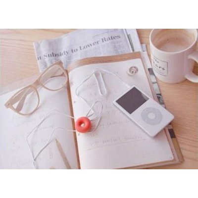 Cute Donut earphone winder