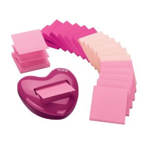 Heart post-it dispenser