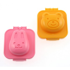 Teddy bear & Rabbit egg molds