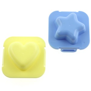Cute Heart and Star shaped egg molds