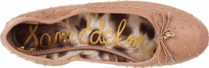 Studded pink ballet flats: Sam Edelman Women's Frankie Ballet Flat