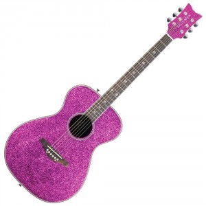 Glitter & Sparkles Pink Guitar