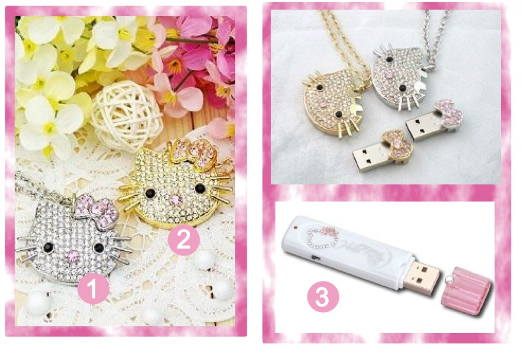 Hello Kitty Crystal & Bling USB sticks