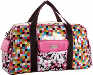 Bright & Colorful girly duffel bag by Hadaki