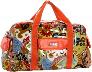 Floral print duffel bag by Hadaki