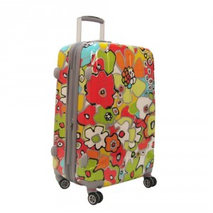 Summery flower pattern luggage by Olympia