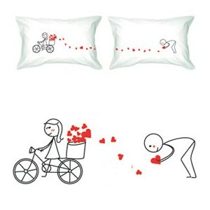 Boldloft his and hers pillows