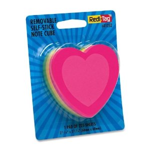 heart postits