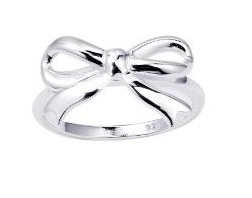 Silver Bow Ring