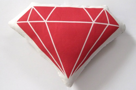 diamond pillow