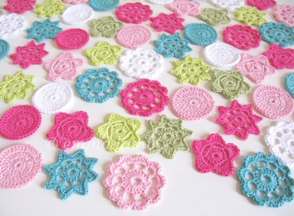 Colorful Crochet decorations