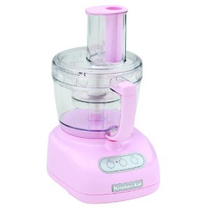 Pink kitchen appliances: Bubblegum pink food processor