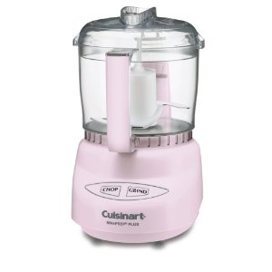 Pink food processor