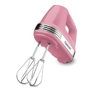 Pink kitchen appliances: 1950s style pink handmixer