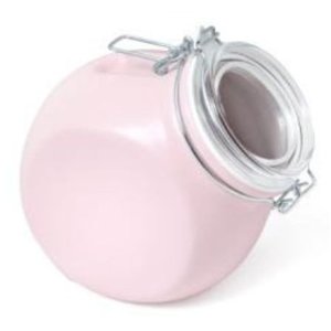 Pink canister for girly girls pink kitchen decor