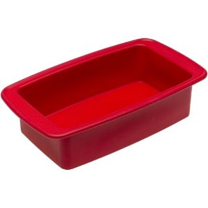 Pink bakeware: rectangular pink loaf tin