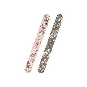 Delicate girly flower design floral nail files