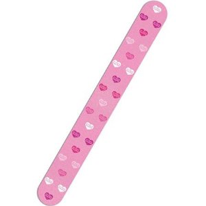 Cute Pink heart pattern nail file
