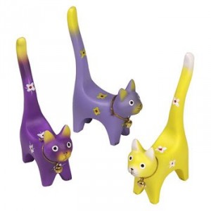 Colorful Cat ring holders