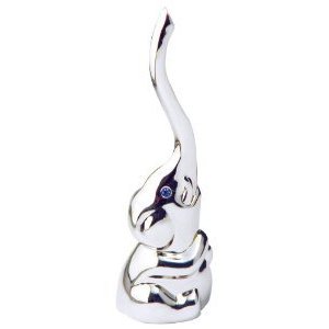 Silver Elephant Trunk Cool Ring Holder